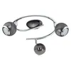 Image de Eglo Bimeda - Projecteur Ã 3 LumiÃ¨res Chrome, Nickel-Nero, Gu10