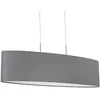 Image de Suspension Pasteri Avec Abat-Jour, Textile Gris
