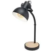 Image de Lubenham Lampe De Bureau Noire, Marron
