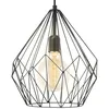 Image de Eglo Suspension Carlton En Design De Cage, Noir