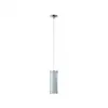 Image de Suspension PINTO NERO 1 ampoule nickel satiné