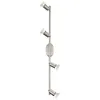 Image de Eglo Buzz-Led - Barre De Projecteur Pour Mur / Plafond À 4 Ampoules Au Fini Nickel Satiné, Gu10
