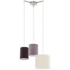 Image de Eglo Tombolo - Luminaire Suspendu Ã 3 Ampoules, Nickel SatinÃ©, E27