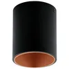Image de Polasso Downlight Led MontÃ© En Surface Noir, Cuivre
