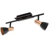 Image de Eglo Barnham - Projecteur Double Ã 2 LumiÃ¨res Noir Mat, Cuivre, Gu10