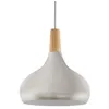 Image de Eglo Sabinar - Luminaire Suspendu Ã 1 LumiÃ¨re, DÃ´me Moyen, Argent BrossÃ©, E27