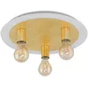 Image de Eglo Plafonnier Led Passano À 3 Lampes Doré