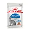 Image de Royal Canin Indoor 27 pour chat - en complément : 12 x 85 g sachets Royal Canin Indoor Sterilised en sauce