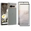 Image de Pack coque transparente en TPU et vitre en verre trempé FULL cover noir pour Google Pixel 7 Pro 5G - XEPTIO
