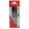 Image de Lot De 4 Stylos ? Bille - K-Pen - Pointe MÃ©dium - Corps Triangulaire - Kores