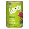 Image de 6x 400g WOW Adult boeuf nourriture pour chien humide