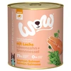 Image de 6x 800g WOW Adult saumon nourriture pour chien humide