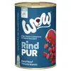 Image de 6x 400g WOW Pur boeuf nourriture pour chien humide