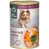Image de 6x 400g Pure Nature Adult poulet avec saumon et boeuf nourriture humide pour chien