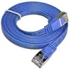 Image de Wirewin Slim - Cordon de raccordement - RJ-45 (M) pour RJ-45 (M) - 5 m - STP - CAT 6 - moulé sans crochet plat - bleu
