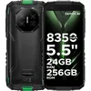 Image de Doogee DOOGEE Fire 3 Ultra Telephone Portable Incassable 24Go+256Go 5.5'' 8350mAh Smartphone Robuste Android 15 Dural SIM 4G/NFC Vert