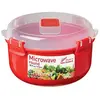 Image de Sistema si1113 boîte à micro-ondes plastique rouge 45 x 35 x 25 cm