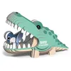 Image de Eugy Modèle 3D kit de construction crocodile 7 pièces vert
