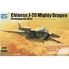 Image de Maquette Avion : Chinese J-20 Mighty Dragon (Prototype NÂ°2011)-Trumpeter
