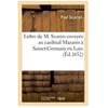 Image de Lettre De M. Scaron EnvoyÃ©e Au Cardinal Mazarin Ã Sainct-Germain En Laye - En Vers Burlesques