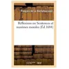 Image de RÃ©flexions Ou Sentences Et Maximes Morales