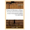 Image de Cours De LittÃ©rature Celtique - 9, Livre Noir De Carmarthen Et Aux Vieux PoÃ¨mes Gallois - T1 (Ãd.1900)