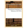 Image de SingularitÃ©s Historiques Et LittÃ©raires