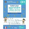 Image de Cahier Pour Apprendre Ã Bien Ãcrire Ce1 - Les Minuscules Et Les Majuscules