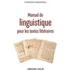 Image de Manuel De Linguistique Pour Les Textes LittÃ©raires