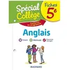 Image de Fiches Anglais 5e SpÃ©cial CollÃ¨ge - Edition 2019