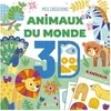 Image de Mes CrÃ©ations - Animaux Du Monde En 3d - 5 Animaux Ã Monter Et Ã DÃ©corer