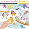 Image de Stickers Ãpais Licornes - Avec 25 Stickers Repositionnables Et 4 DÃ©cors