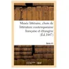 Image de MusÃ©e LittÃ©raire, Choix De LittÃ©rature Contemporaine FranÃ§aise Et ÃtrangÃ¨re - SÃ©rie 41