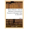 Image de MusÃ©e LittÃ©raire, Choix De LittÃ©rature Contemporaine FranÃ§aise Et ÃtrangÃ¨re - SÃ©rie 11