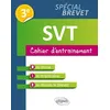 Image de Svt 3e SpÃ©cial Brevet - Cahier D'entraÃ®nement