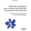 Image de MÃ©thodes Statistiques Pour L'analyse Des DonnÃ©es En Physique Des Particules - Analyse De DonnÃ©es Statistique Et MÃ©thodes Probabilistes