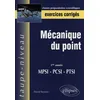 Image de Mécanique Du Point - Mpsi-Pcsi-Ptsi 1e Année, Exercices Corrigés
