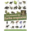 Image de Les Animaux Des ForÃªts Tropicales - Avec Un Panorama, Plus De 80 Autocollants Et Une Planche De Pochoirs