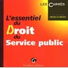 Image de L'essentiel Du Droit Du Service Public