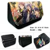 Image de Trousse à crayon JoJo's Bizarre Adventure pour Garçon et Filles (PC5574) 21x14x7.5 cm Multicolore