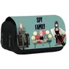 Image de Trousse à crayon Spy x Family pour Garçon et Filles (PC5804) 20x10x7.5 cm Vert