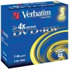 Image de Verbatim DVD rewritable, doos van 5 stuks, individueel verpakt (Jewel Case)
