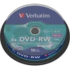 Image de Verbatim DVD rewritable DVD-RW, spindel van 10 stuks