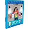 Image de Oxford Polyvision ringmap, ft A4, uit PP, 4 O-ringen van 15 mm, rug van 2 cm, transparant blauw