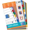 Image de OXFORD tabbladen, formaat A4, uit gekleurde PP, 11-gaatsperforatie, set 1-12