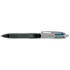 Image de Bic Colours Grip Pro 4-kleurenbalpen, medium, klassieke inktkleuren, lichaam donkergrijs