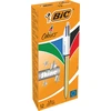 Image de Bic Colours Shine 4-kleurenbalpen, medium, klassieke inktkleuren, lichaam goud