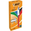 Image de Bic Colours Shine 4-kleurenbalpen, medium, klassieke inktkleuren, lichaam metallic rood