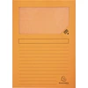 Image de Exacompta L-map met venster Forever, pak van 100 stuks, oranje