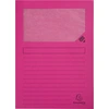 Image de Exacompta L-map met venster Forever, pak van 100 stuks, roze